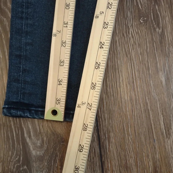 Mavis Alexa Women's Size 12 Blue Mid-Rise Skinny Jeans Y2k Skater - Picture 8 of 8